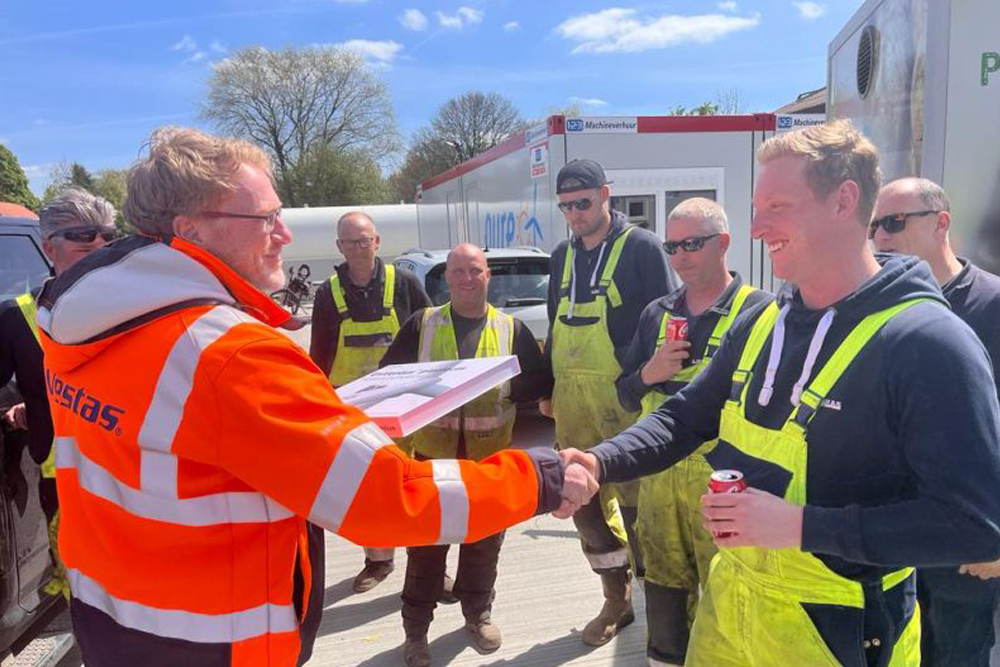 Team Verschoor receives Safety Award