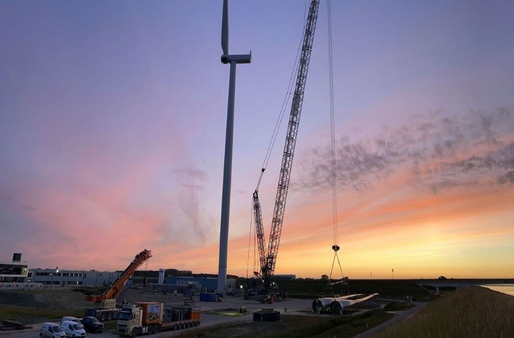 Nieuwe turbines voor Windpark Oostzeedijk