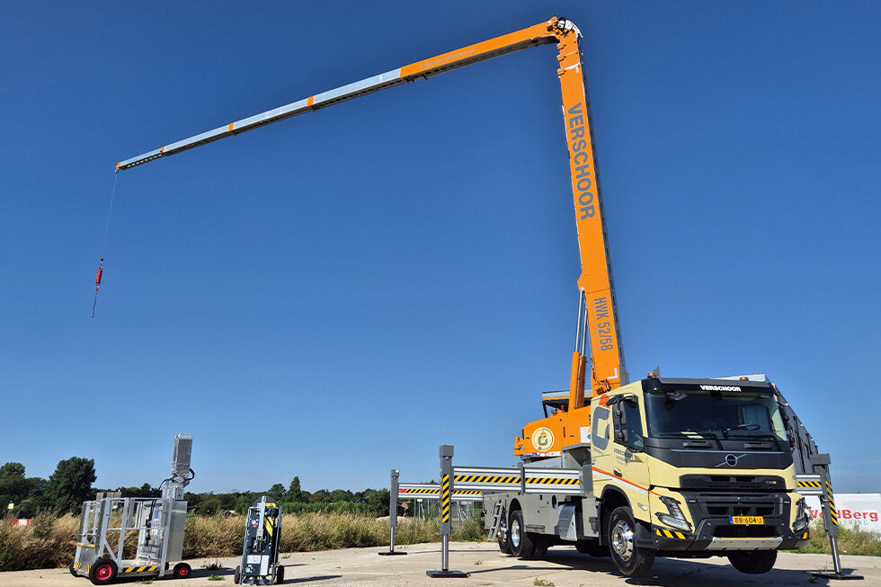 Hybride Hoogwerkerkraan 52/58 meter | Verschoor